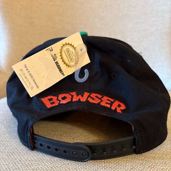 NWT Nintendo Super Mario Bowser Hat Cap Snapback 2020 Officially Licensed - Picture 2 of 3